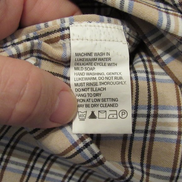 Viyella Men's Shirt Wool and Cotton Plaid Check Print Made in Canada Sz M EUC - Picture 11 of 11